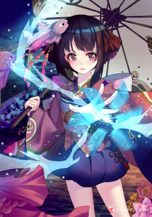 阴阳师手游萝莉神乐壁纸美图鉴赏726